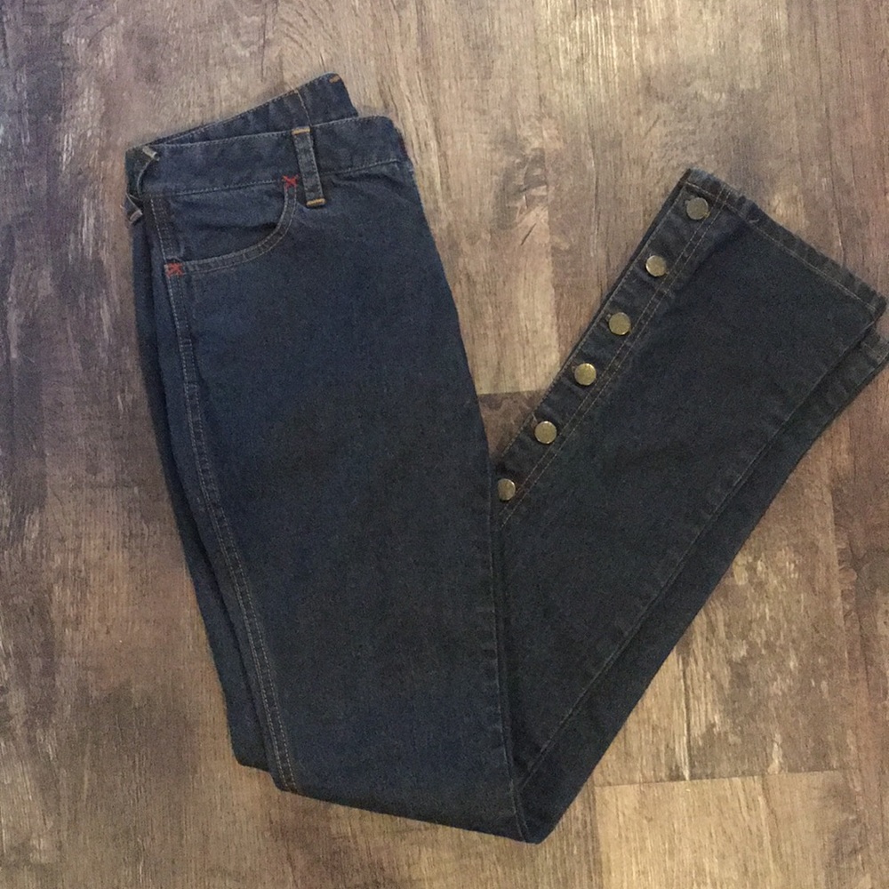 Low rise Moto Montenegro Outlaw seamstress jeans